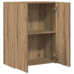 vidaXL Cabinet de Bureau avec étagère chêne artisanal 60 x 32 x 77.5