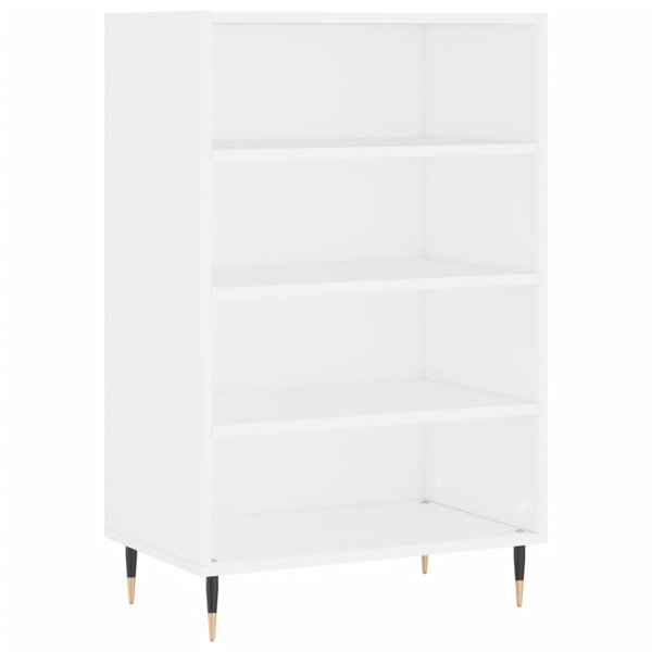 vidaXL Buffet haut blanc 57x35x90 cm bois d'ingénierie