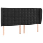 vidaXL Sommier à lattes de lit matelas et LED Noir 180x200 cm Velours