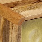 vidaXL Meuble TV Bois de manguier massif 120x30x45 cm