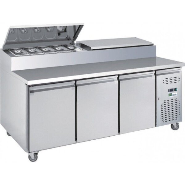 Saladette Réfrigérée Tropicalisée - 390 à 580 Litres - AFI Collin Lucy - R290Inox2 Portes10 x 1/31510Pleine