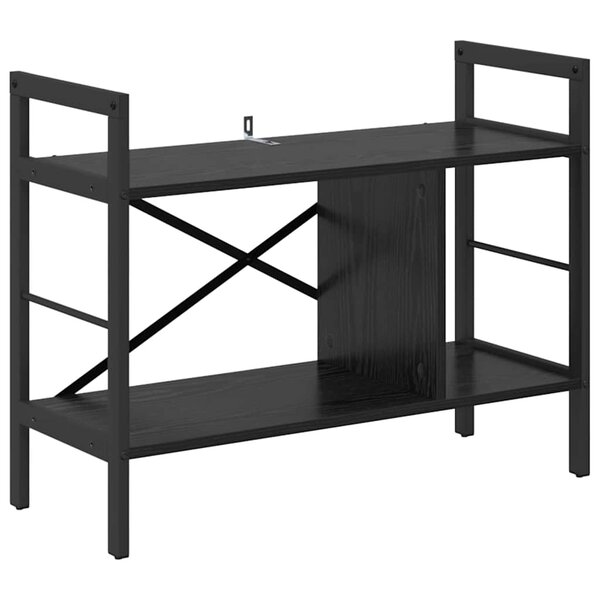 vidaXL Étagère Chêne noir 75 x 30 x 58 5 cm Bois d'ingénierie