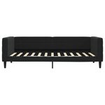 vidaXL Lit de repos sans matelas noir 100x200 cm velours