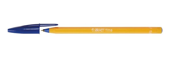 Stylo bille ORANGE Pointe Fine 0 7mm Encre Bleue BIC