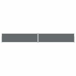 vidaXL Auvent latéral rétractable Anthracite 160x1200 cm