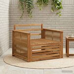 vidaXL Sofa de milieu extérieur Naturel