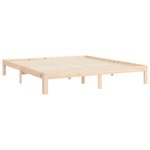 vidaXL Cadre de lit sans matelas bois massif de pin