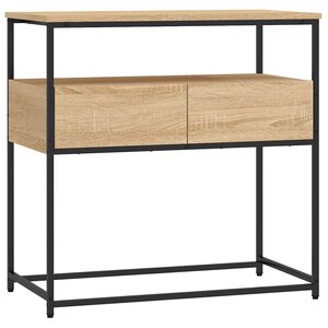 vidaXL Table console Chêne Sonoma 75x40x75 cm Bois d'ingénierie