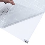 vidaXL Film pour fenêtre dépoli motif d'étoiles 90x500 cm PVC