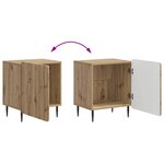vidaXL Cabinet de chevet Chêne artisanal 43 x 34 5 x 52 cm