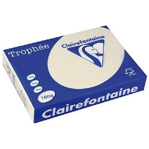 Ramette 250 Feuilles Papier 160g A4 210x297 mm IVOIRE TROPHÉE