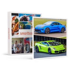 SMARTBOX - Coffret Cadeau Stage de pilotage multivolant : 2 tours en Alpine et 2 tours en Lamborghini Gallardo sur le circuit de Saint-Laurent-de-Mure - Sport & Aventure