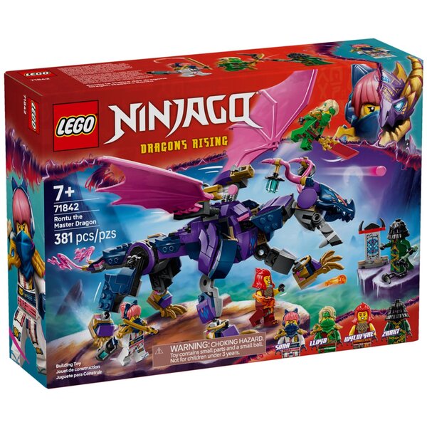 LEGO NINJAGO - Rontu le Maître Dragon (71842) : Set de Construction Épique pour Enfants