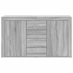 vidaXL Buffet Sonoma gris 120 x 36 x 69 cm Bois d'ingénierie