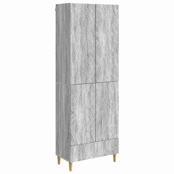 vidaXL Ensemble de Meubles 2 Pièces Sonoma gris Bois d'ingénierie