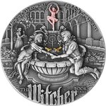 Pièce de monnaie en Argent 5 Dollars g 62.2 (2 oz) Millésime 2025 The Witcher Book SEASON OF STORMS