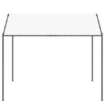 vidaXL Pavillon 4 x 4 x 2 6 m Blanc Acier et Polyester 180 gsm
