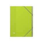 Trieur COLOR LIFE 24 compartiments Alphabétique carte pelliculée 7/10e Coloris Aléatoire ELBA