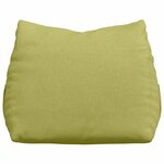 vidaXL Coussin de Dos Vert clair 45 x 20 x 35 cm tissu