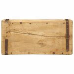 vidaXL Plateau 4 Pièces Marron 30 x 14 x 9 cm Bois Recyclé Solide