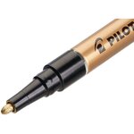 Marqueur Super Color permanent Pointe Fine Or PILOT