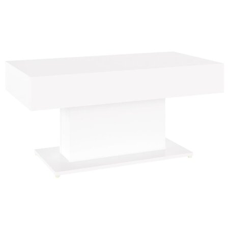 vidaXL Table basse Blanc 96x50x45 cm Aggloméré