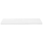 vidaXL Étagère murale flottante Blanc brillant 80x23 5x3 8 cm MDF