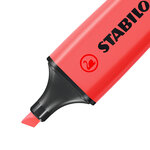 Surligneur BOSS ORIGINAL Rechargeable Pointe Biseautée 2-5 mm Rouge STABILO