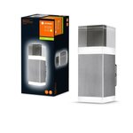 ENDURA STYLE CRYSTAL WALL UPDOWN Applique Extérieure 9w=800lm - Acier Inoxydable