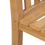 vidaXL Ensemble à manger de jardin 7 Pièces Bois de teck solide
