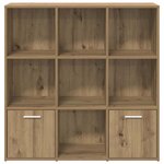 vidaXL Bibliothèque chêne artisanal 98x29x97 5 cm bois d'ingénierie