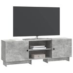 vidaXL Meuble TV Gris Béton 150 x 31 x 50 cm Bois d’ingénierie