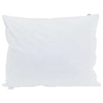 vidaXL Oreillers 2 Pièces Blanc 130gsm 100  coton