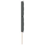 vidaXL Tête de lit LED avec tête de lit Gris foncé 200 cm Polyester