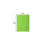 Paquet De 50 Chemises 2 Rabats Rock''s 210 - 24x32cm - Vert - X 5 - Exacompta