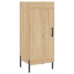 vidaXL Buffet Chêne sonoma 34 5x34x90 cm Bois d'ingénierie