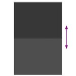 vidaXL Store enrouleur occultant largeur du tissu 146 6 cm polyester