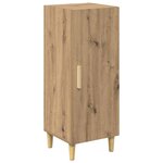 vidaXL Buffet Chêne artisanal 34 5 x 34 x 90 cm Bois d'ingénierie