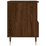 vidaXL Tables de chevet 2 Pièces chêne marron 40x35x50 cm bois ingénierie