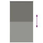 vidaXL Store enrouleur occultant largeur du tissu 126 6 cm polyester