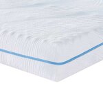 vidaXL Matelas Moyennement ferme 120 x 200 cm Blanc