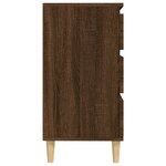 vidaXL Buffet Chêne marron 60x35x70 cm Bois d'ingénierie