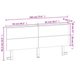 vidaXL Tête de lit cire marron 180 cm bois massif de pin