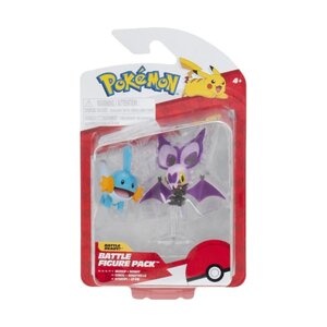 Jazwares PKW4051 - Figurines de combat Pokémon Curly Form et Rowlet