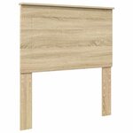 vidaXL Tête de lit Chêne Sonoma 80 cm Bois d'ingénierie