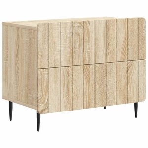 vidaXL Cabinet de chevet avec tiroir Chêne Sonoma 62 x 34 5 x 49 5 cm