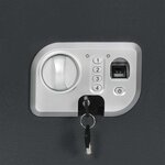 vidaXL Coffre-fort numérique Gris Foncé 31 x 35 x 50 cm Acier