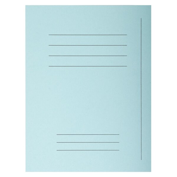 Paquet 50 Chemises Forever® 220 100 Recyclé Avec Impression - 24x32cm - Bleu Clair - X 5 - Exacompta