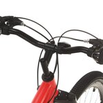 vidaXL Vélo de montagne 21 vitesses Roues de 27 5 pouces 38 cm Rouge