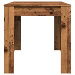 vidaXL Table à manger vieux bois 140x74 5x76 cm bois d'ingénierie